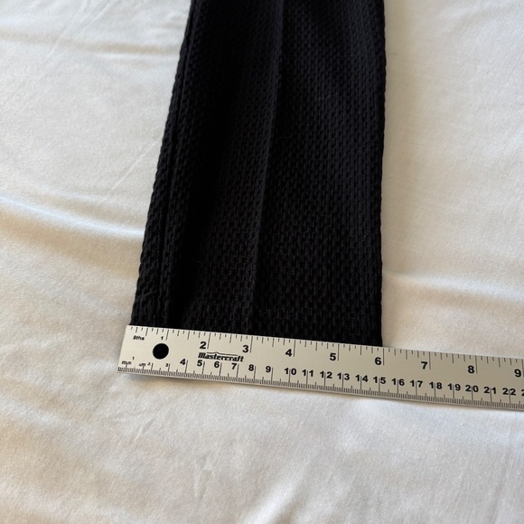 UP! Women's 6 Pull On Textured Casual Dress Legging‎ Pants Black Stretch Comfort - Picture 12 of 13